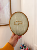 Embroidered Name Sign