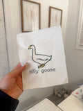 Embroidered Silly Goose