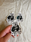 Cincy mascot sticker