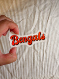 Bengals retro sticker