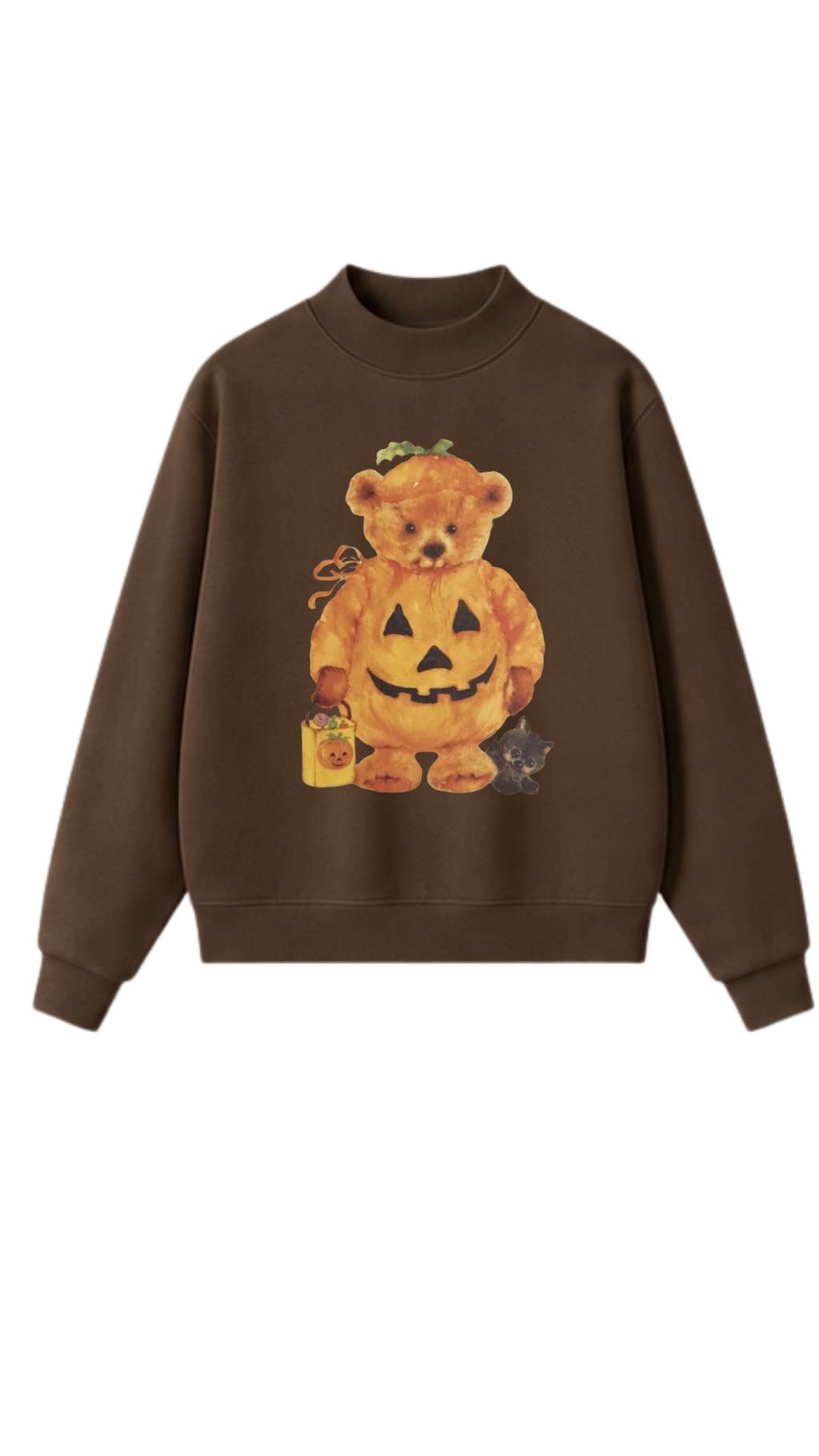 Halloween Teddy Mockneck