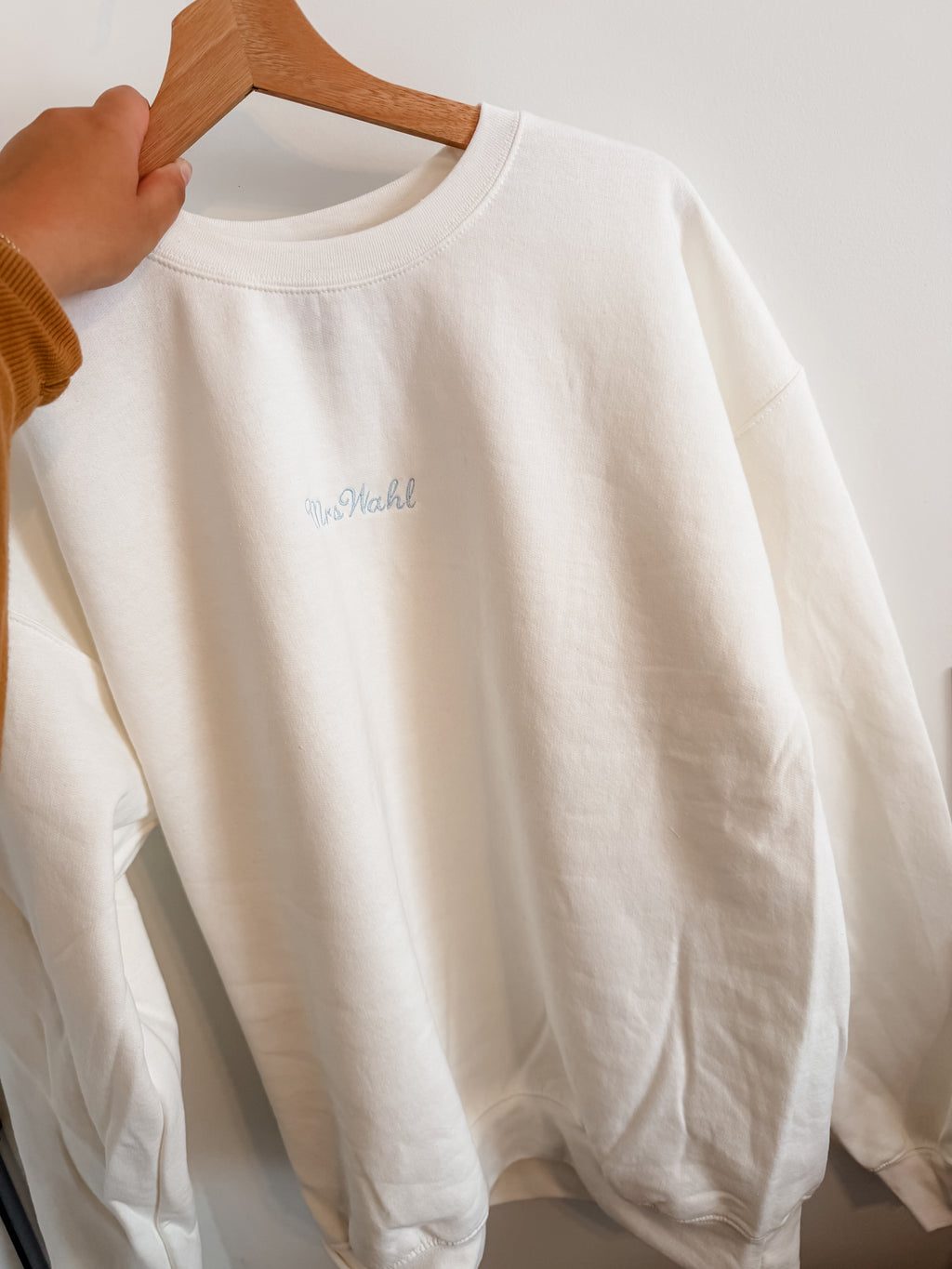 Custom Bridal Embroidered Crewneck