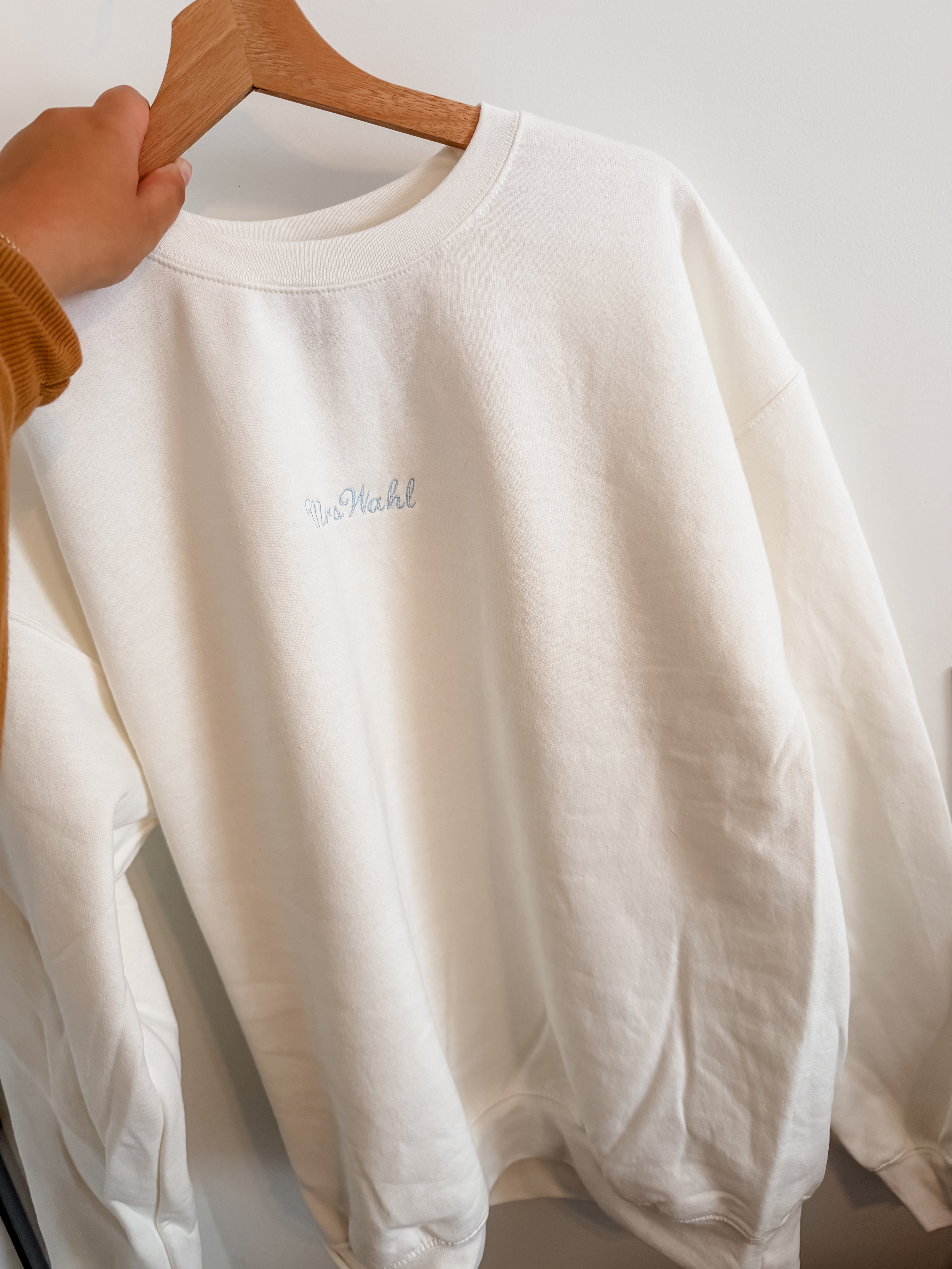 Custom Bridal Embroidered Crewneck