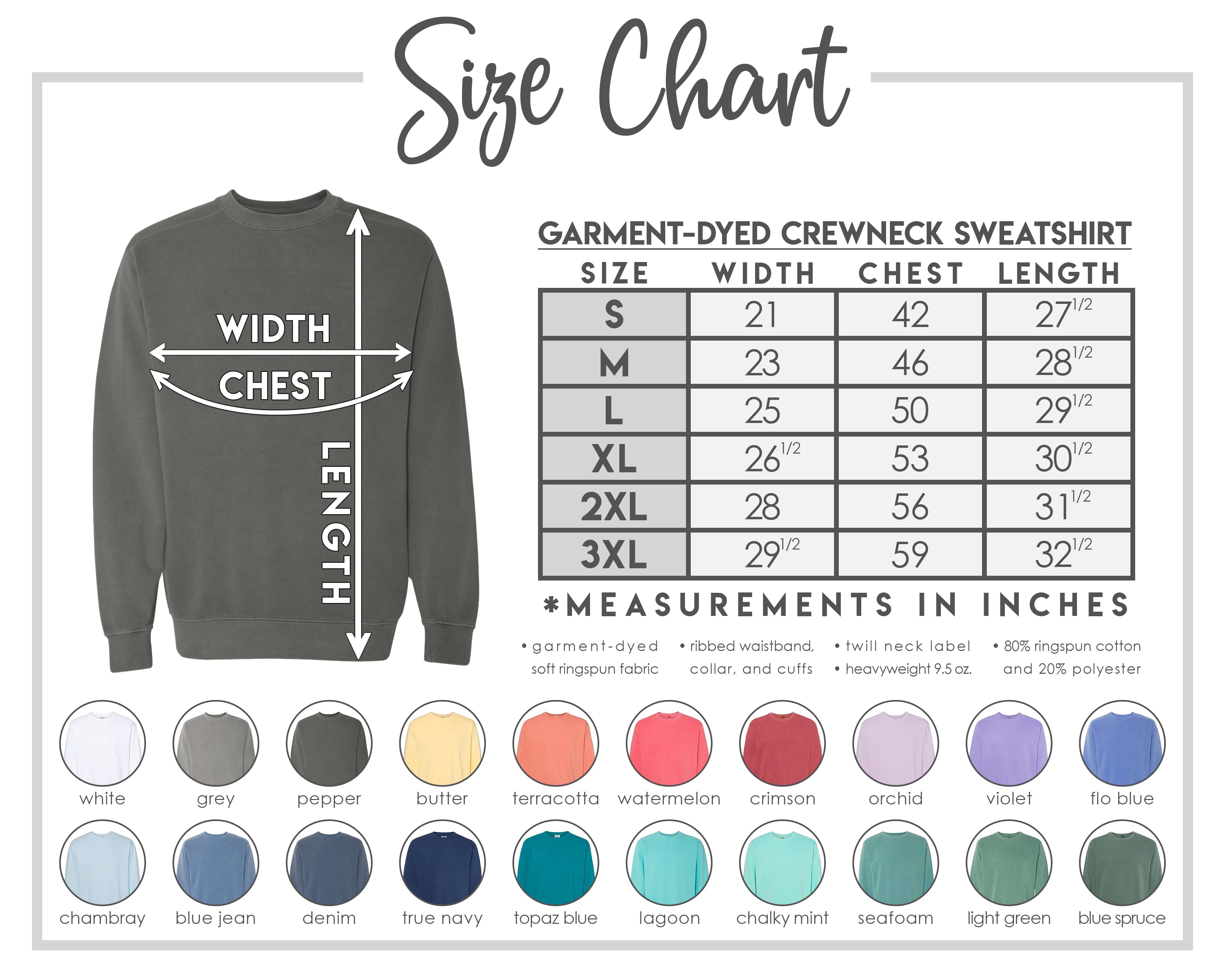 Lonely Ghost Comfort Colors Crew