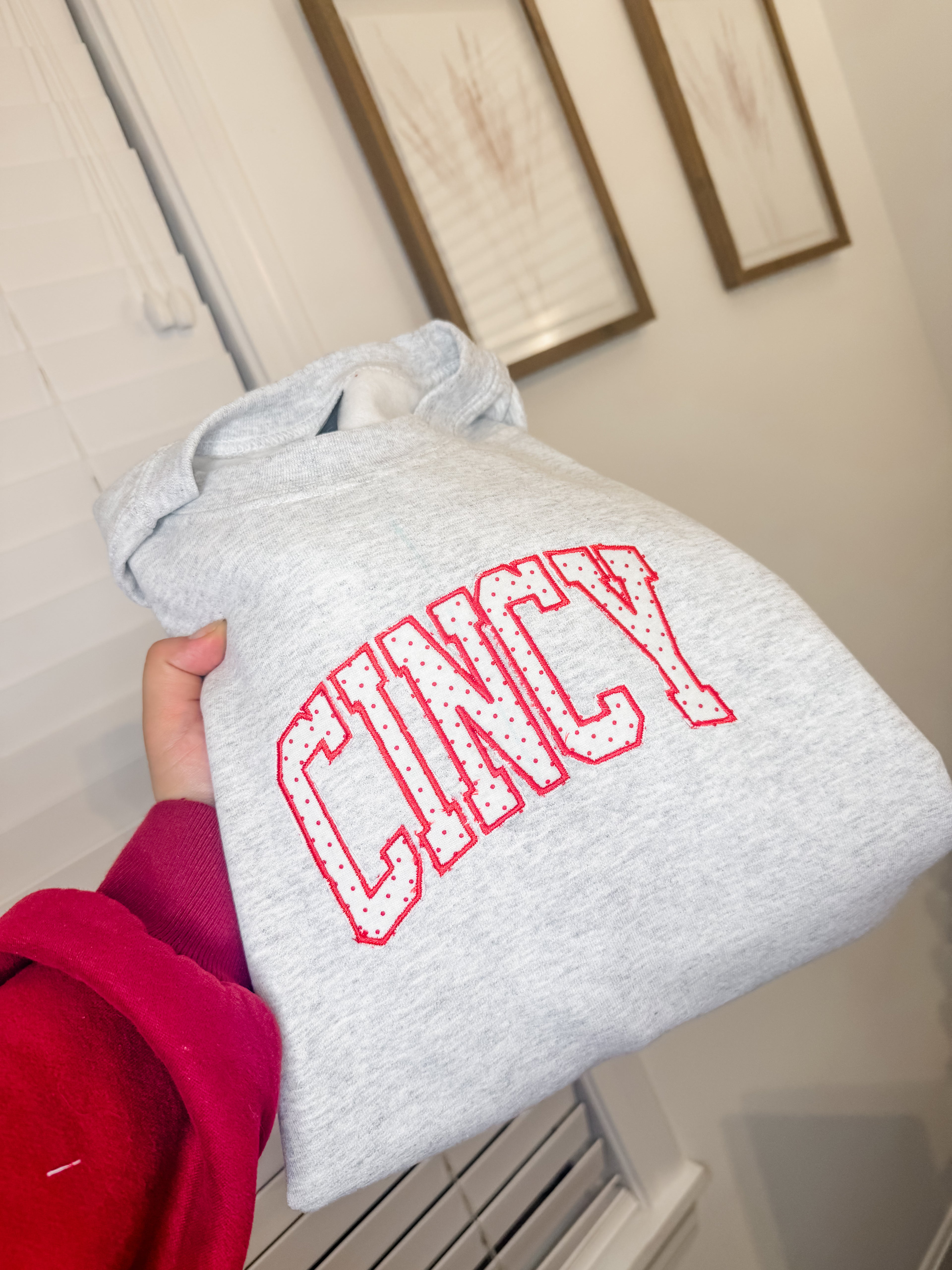 Cincy Embroidered Crewneck