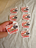 Coors Cowboy Sticker