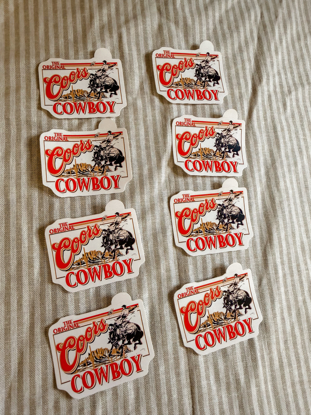 Coors Cowboy Sticker