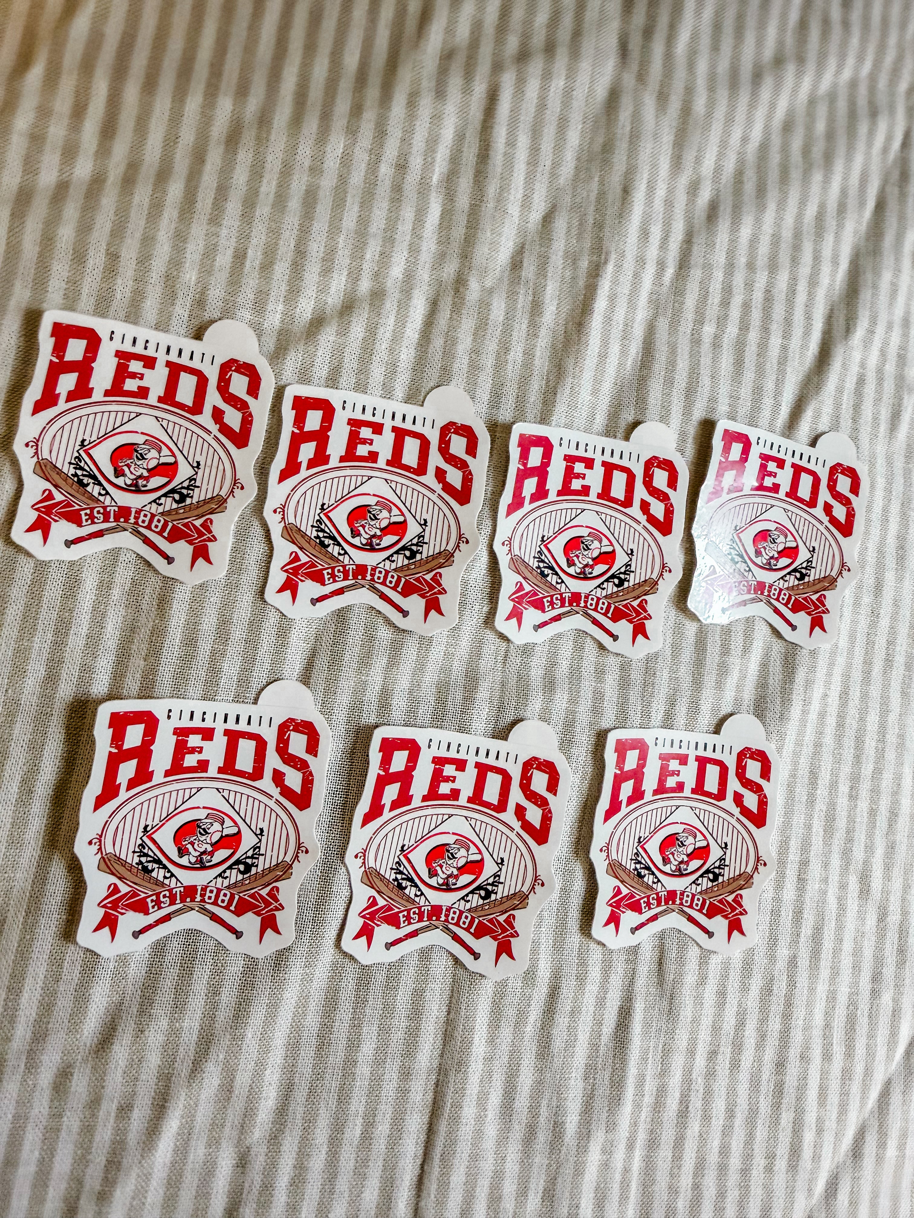Reds graphic sticker